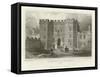 Gateway of St Osyth's Priory, Essex-William Henry Bartlett-Framed Stretched Canvas