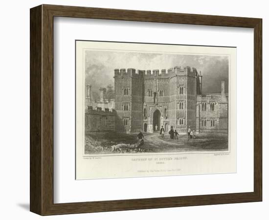 Gateway of St Osyth's Priory, Essex-William Henry Bartlett-Framed Giclee Print