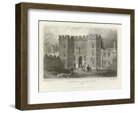 Gateway of St Osyth's Priory, Essex-William Henry Bartlett-Framed Giclee Print