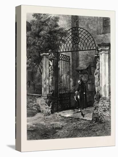 Gateway of the Cathedral Coire, Chur, Switzerland, 19th Century-null-Stretched Canvas