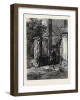 Gateway of the Cathedral Coire, Chur, Switzerland, 19th Century-null-Framed Giclee Print