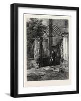 Gateway of the Cathedral Coire, Chur, Switzerland, 19th Century-null-Framed Giclee Print