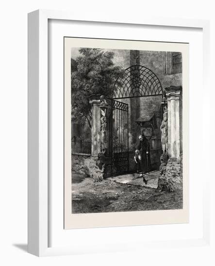 Gateway of the Cathedral Coire, Chur, Switzerland, 19th Century-null-Framed Giclee Print