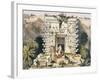 Gateway of the Great Teocallis, from 'Views of Ancient Monuments in Central America, Chiapas and…-Frederick Catherwood-Framed Giclee Print