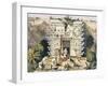 Gateway of the Great Teocallis, from 'Views of Ancient Monuments in Central America, Chiapas and…-Frederick Catherwood-Framed Giclee Print