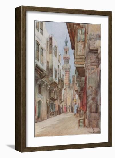 Gateway of the Mosque of Ibrahim Agha, Cairo-Walter Spencer-Stanhope Tyrwhitt-Framed Giclee Print