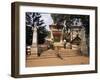 Gateway of the Shantadurga Temple, Quela, Goa, India-Michael Short-Framed Photographic Print