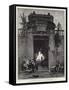 Gateway of the Villa Cavallieri, Rome-Herman David Salomon Corrodi-Framed Stretched Canvas