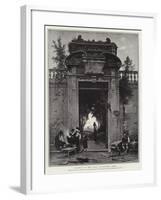 Gateway of the Villa Cavallieri, Rome-Herman David Salomon Corrodi-Framed Giclee Print