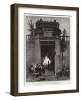 Gateway of the Villa Cavallieri, Rome-Herman David Salomon Corrodi-Framed Giclee Print