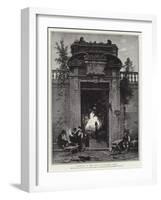 Gateway of the Villa Cavallieri, Rome-Herman David Salomon Corrodi-Framed Giclee Print