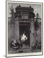 Gateway of the Villa Cavallieri, Rome-Herman David Salomon Corrodi-Mounted Giclee Print