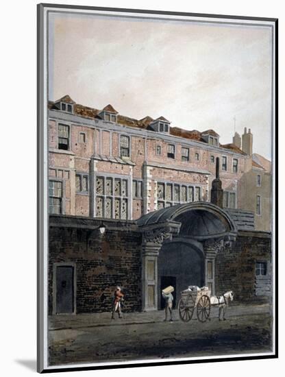 Gateway of Winchester Place, London, 1820-George Shepherd-Mounted Giclee Print