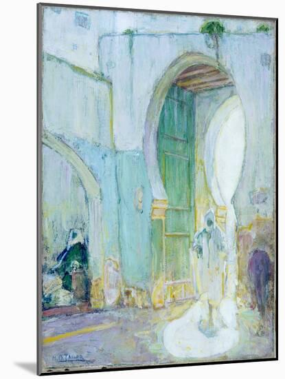 Gateway, Tangier, C.1912 (Oil on Canvas)-Henry Ossawa Tanner-Mounted Giclee Print
