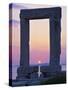 Gateway, Temple of Apollo, Archaeological Site, Naxos, Cyclades, Greek Islands, Greece, Europe-Tuul-Stretched Canvas