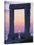 Gateway, Temple of Apollo, Archaeological Site, Naxos, Cyclades, Greek Islands, Greece, Europe-Tuul-Stretched Canvas