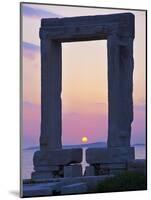 Gateway, Temple of Apollo, Archaeological Site, Naxos, Cyclades, Greek Islands, Greece, Europe-Tuul-Mounted Photographic Print