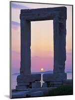 Gateway, Temple of Apollo, Archaeological Site, Naxos, Cyclades, Greek Islands, Greece, Europe-Tuul-Mounted Photographic Print