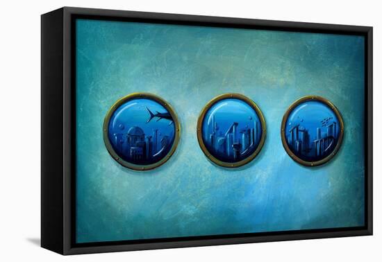 Gateway To Antiquity-Cindy Thornton-Framed Stretched Canvas