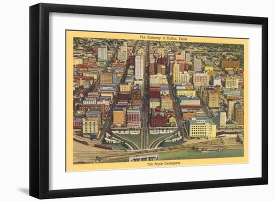 Gateway to Dallas-null-Framed Art Print