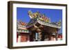 Gateway to Hainan Temple, Nathon City, Koh Samui Island, Thailand, Southeast Asia, Asia-Richard Cummins-Framed Photographic Print