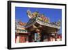 Gateway to Hainan Temple, Nathon City, Koh Samui Island, Thailand, Southeast Asia, Asia-Richard Cummins-Framed Photographic Print