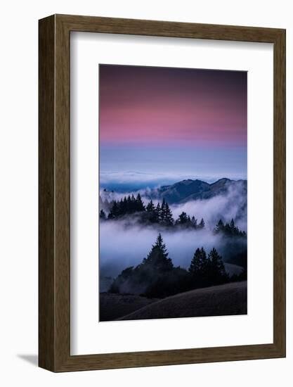 Gateway To Heaven, Beautiful Sunset and Fog at Mount Tamalpais, California-Vincent James-Framed Photographic Print