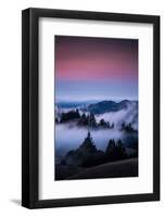 Gateway To Heaven, Beautiful Sunset and Fog at Mount Tamalpais, California-Vincent James-Framed Photographic Print