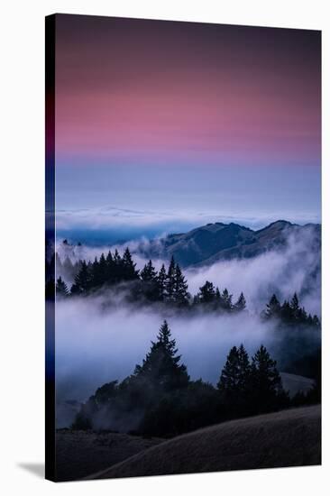 Gateway To Heaven, Beautiful Sunset and Fog at Mount Tamalpais, California-Vincent James-Stretched Canvas