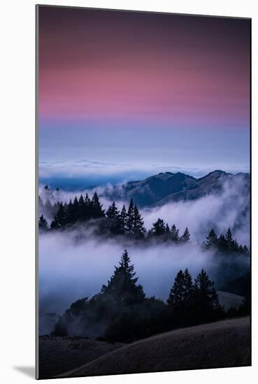 Gateway To Heaven, Beautiful Sunset and Fog at Mount Tamalpais, California-Vincent James-Mounted Photographic Print