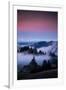Gateway To Heaven, Beautiful Sunset and Fog at Mount Tamalpais, California-Vincent James-Framed Photographic Print