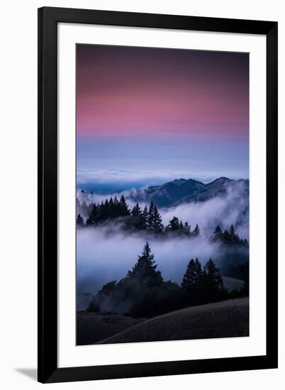 Gateway To Heaven, Beautiful Sunset and Fog at Mount Tamalpais, California-Vincent James-Framed Photographic Print