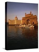 Gateway to India and Taj Hotel, Mumbai, India-Alain Evrard-Stretched Canvas