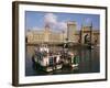 Gateway to India and the Taj Mahal Hotel, Mumbai (Bombay), India-Charles Bowman-Framed Photographic Print