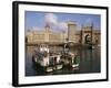 Gateway to India and the Taj Mahal Hotel, Mumbai (Bombay), India-Charles Bowman-Framed Photographic Print