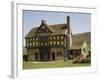 Gateway to Stokesay Castle, Shropshire, England, United Kingdom, Europe-Richardson Rolf-Framed Photographic Print