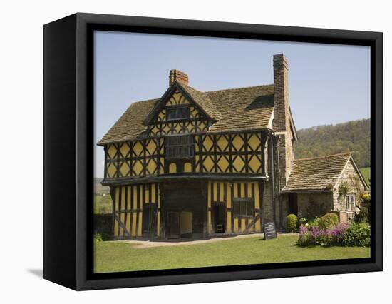 Gateway to Stokesay Castle, Shropshire, England, United Kingdom, Europe-Richardson Rolf-Framed Stretched Canvas