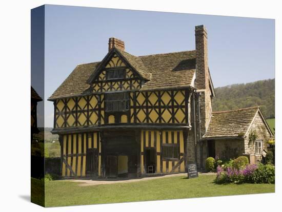 Gateway to Stokesay Castle, Shropshire, England, United Kingdom, Europe-Richardson Rolf-Stretched Canvas