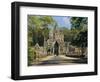 Gateway to the Bayon Temple Complex, Angkor, Siem Reap, Cambodia-Gavin Hellier-Framed Photographic Print