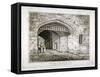 Gateway to the Bloody Tower, Tower of London, 1821-null-Framed Stretched Canvas