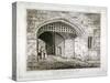 Gateway to the Bloody Tower, Tower of London, 1821-null-Stretched Canvas