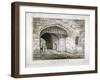 Gateway to the Bloody Tower, Tower of London, 1821-null-Framed Giclee Print