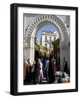 Gateway to the Medina, Tangiers, Morocco, North Africa, Africa-Ethel Davies-Framed Photographic Print