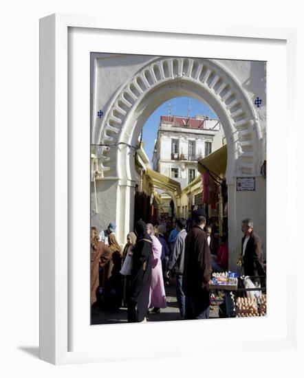 Gateway to the Medina, Tangiers, Morocco, North Africa, Africa-Ethel Davies-Framed Photographic Print