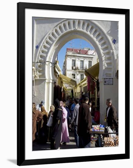 Gateway to the Medina, Tangiers, Morocco, North Africa, Africa-Ethel Davies-Framed Photographic Print