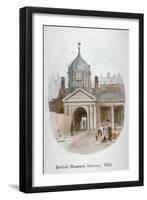 Gateway to the Old British Museum (Montague Hous), Bloomsbury, London, 1850-James Findlay-Framed Giclee Print