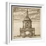 Gateway to the Royal College of Physicians, City of London, 1700-null-Framed Giclee Print