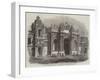 Gateway to the Sultan's New Palace of Dolmabaghdsche, on the Bosphorus-null-Framed Giclee Print