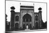 Gateway to the Taj Mahal, Agra, India, 1916-1917-null-Mounted Giclee Print