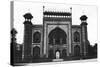 Gateway to the Taj Mahal, Agra, India, 1916-1917-null-Stretched Canvas